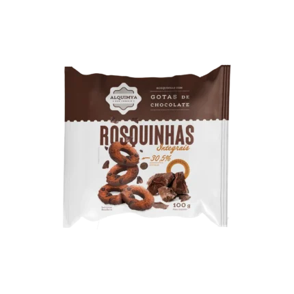 Rosquinhas Integrais com Gotas de Chocolate